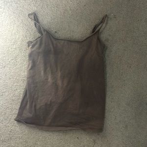 Brown old navy tank